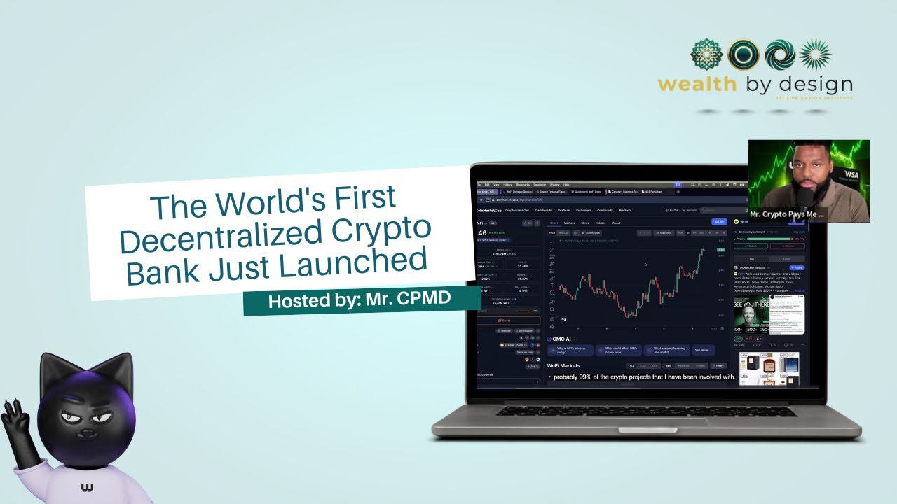 The World's First Decentralized Crypto Bank Just Launched