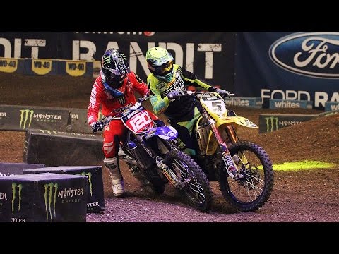 Insane Arenacross Pro class Main Event 2016 finale in London ft. Ramette, Soubeyras and Coulon