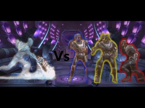 Iceman Vs Chapter 1 Bosses(Ultron's Assault Variant) Marvel Contest Of Champions