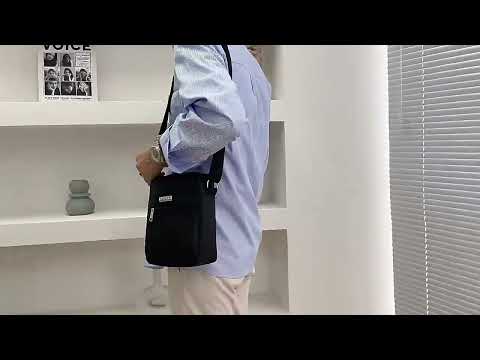 Мужская сумка через плечо Jingpin Black - фото 1 - id-p2738136451