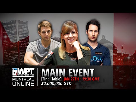 LIVE: Main Event Final Table | $2M Gtd | WPT Montreal | partypoker