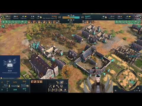 Louemt (English) vs 3D!Bee (Holy Roman Empire) || Age of Empires 4