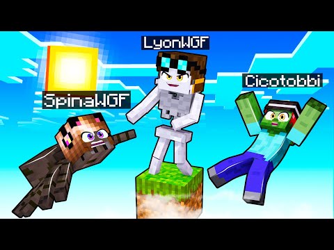 MINECRAFT CON SOLO 1 BLOCCO DA MOSTRI!!