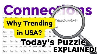 NYT Connections Puzzle: Why 'Connections Hint' Is Trending in the USA Today!