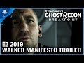Tom Clancy's Ghost Recon Breakpoint - Walker Manifesto Trailer | PS4