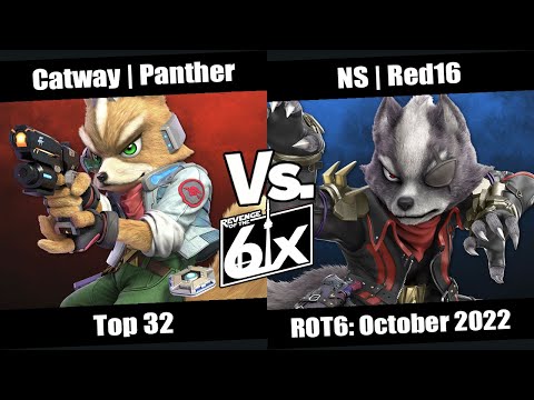 ROT6 October Top 32 - Catway | Panther (Fox) vs NS | Red16 (Wolf) SSBU Singles