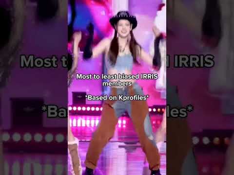 Most to least biases IRRIS members #irris #kpop #shorts