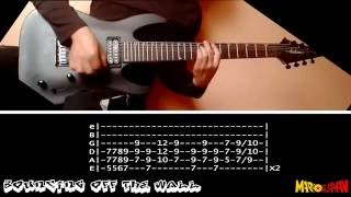Green Day Bouncing Off The Wall GUITAR COVER + TABS
