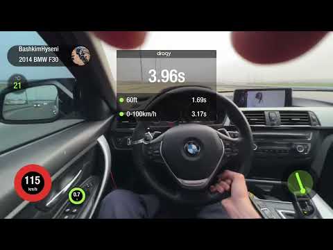 BMW F30 335d xDrive STAGE3 1/4 mile 10.85 Only Diesel