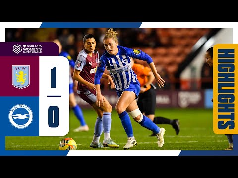 WSL Highlights: Aston Villa 1 Brighton 0