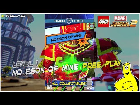Lego Marvel Superheroes 2: Lvl 1 / No Eson Of Mine FREE PLAY (All Collectibles) - HTG