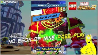 Lego Marvel Superheroes 2: Lvl 1 / No Eson Of Mine FREE PLAY (All Collectibles) - HTG
