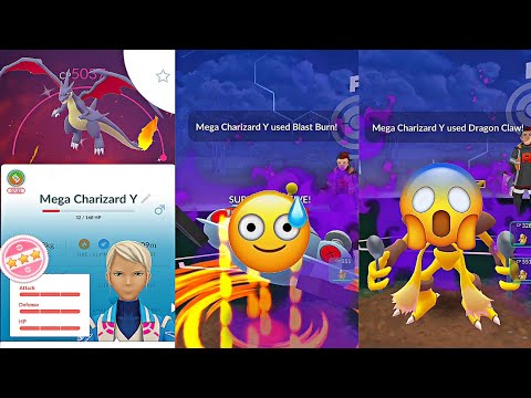 Half HP SHUNDO CHARIZARD *CP 5000+* Destroy TEAM ROCKET LEADER... | ( POKEMON GO )