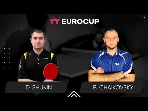 17:35 Dmytro Shukin - Bohdan Chaikovskyi 14.07.2024 TT Euro.Cup Ukraine Professional. TABLE 3