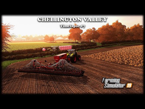 Liming, seeding barley, doing contract job/making grass silage | Chellington Valley | Timelapse #7