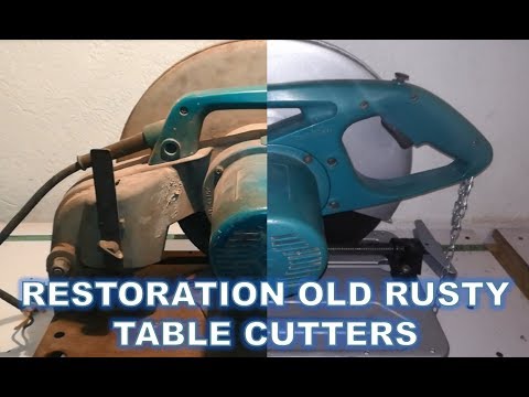 Old rusty Steel Cutter Restoration