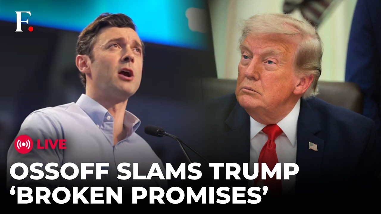 OSSOFF LIVE: 'Iran Nukes NOT Obliterated' Jon Ossoff Slams Trump For US Iran War | US Midterm