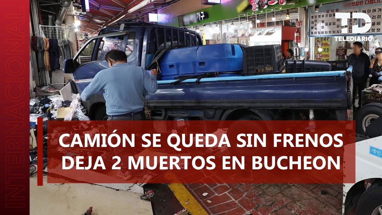 Camión atropella a multitud y deja 2 muertos, además de 18 heridos, en Corea del Sur