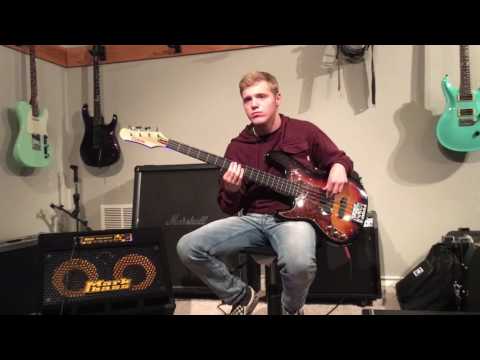 Cake - The Distance - Fretless Bass Cover by Zach Ryan