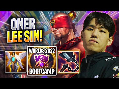 ONER DESTROYING WITH LEE SIN! - T1 Oner Plays Lee Sin JUNGLE vs Ekko! | Bootcamp 2022