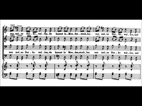 Franz Schubert - Gondelfahrer D. 809 for Male Chorus & Piano (1824)