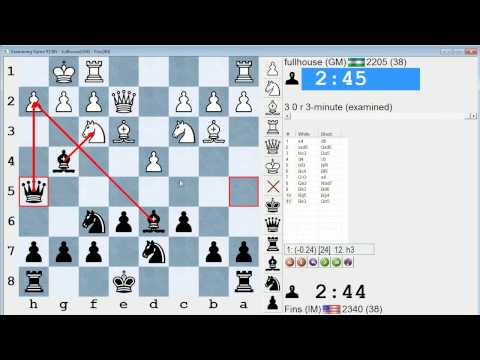 Blitz Chess #105: GM Filippov vs. IM Bartholomew (Scandinavian Defense)
