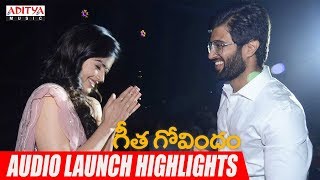 Geetha Govindam Audio Launch Highlights | Vijay Devarakonda, Rashmika Mandanna | Gopi Sundar