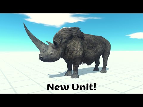 New Update! Woolly Rhino Vs Every Unit ARBS | Animal Revolt Battle Simulator