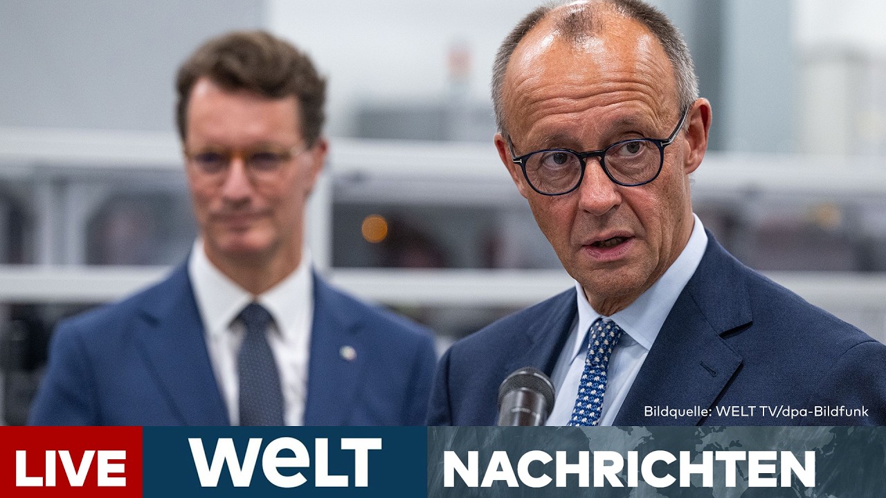 PUTSCH-GERÜCHTE IN DER CDU: Unmut gegenüber Merz ‒ Kommt ein Kanzler-Austausch? | WELT LIVESTREAM