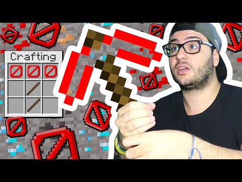 HO CRAFTATO IL PICCONE DI BARRIERE SU MINECRAFT *ILLEGALE*