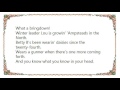 Cream - What a Bringdown Lyrics