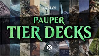 ティア表を作ろう！～環境予想編～(Pauper Tier Decks)【MTG Pauper パウパー】