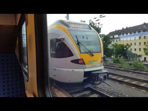 Einfahrt in Münster HBF RB 42 (Flirt 3)