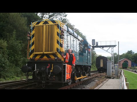 Class 08 running [+startup] at the NYMR - 12/09/21