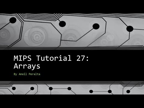 Array Program Implementation In Mips Assembly Language