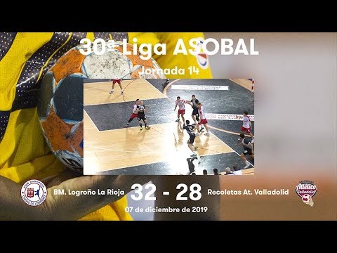 LIGA ASOBAL J14: BM. Logroño La Rioja - Recoletas At. Valladolid 32-28