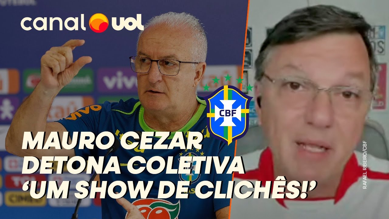 MAURO CEZAR DETONA COLETIVA DO DORIVAL: 'FESTIVAL DE CLICHÊS! NÃO TEM CORAGEM DE FALAR O ÓBVIO!'