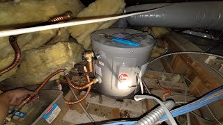 how to drain a rheem 6 gallon water heater