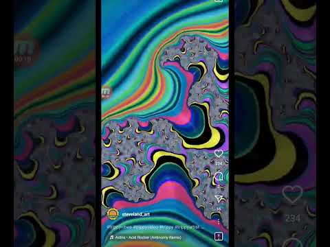 #digitalanimation #psychedelic #hypnotic Fractal Harmony: Trippy Visuals.