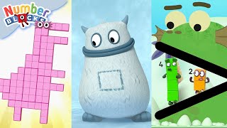 All Farm Animal Number Fun! 🐔🐷 | Animal Month | Learn to count | Numberblocks