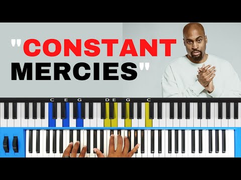 PHIL THOMPSON: Constant Mercies PIANO TUTORIAL (gospel piano tutorials for beginners)