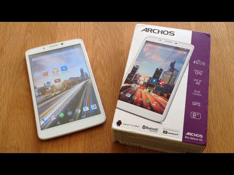 ARCHOS 80b Helium 4G Tablet Unboxing
