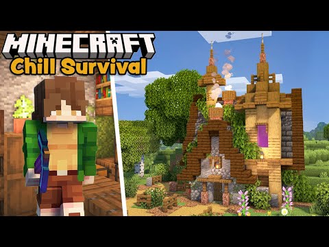 A House For a Villager and Mending Trades! - Minecraft Chill Survival Let's Play