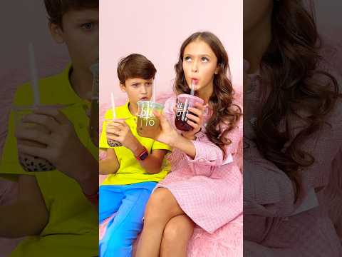 DO YOU LIKE BOBA TEA? 🧋👉🩷 #tricks #shots