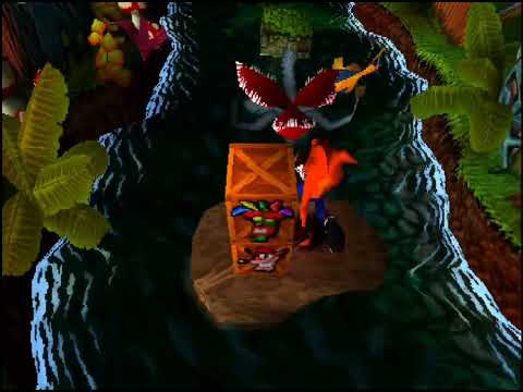 Crash Bandicoot- Upstream - PS1 - Emulated on Android using Retroarch