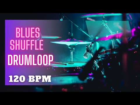 Blues Shuffle Drums [120 BPM]