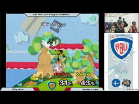 ABU Monthly 5: Melee Winners R1 - Only Kevin (Samus) Vs  October Scream (Luigi, Sheik)