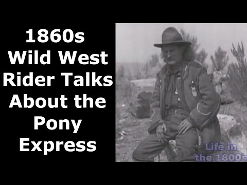 1860s Wild West Rider Talks About the Pony Express - Enhanced Video & Audio [60 fps]
