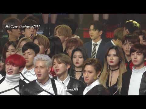 171231 artist reaction to seventeen  MBC2017
