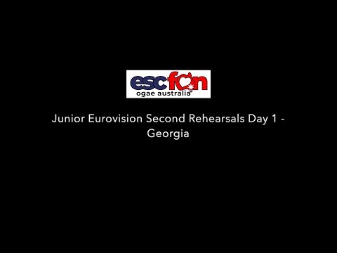 OGAE AUSTRALIA - JUNIOR EUROVISION - Second Rehearsal - Georgia
